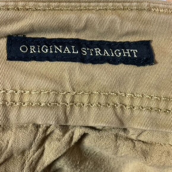 American Eagle Extreme Flex Original Straight Khakis, Men's 30x34, Toasted Almon - Picture 7 of 13